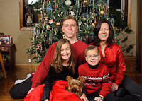 Family Portrait at Christmas